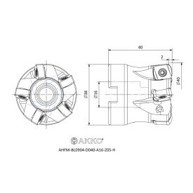 AHFM-BL0904-D040-A16-Z05-H Maró Fej