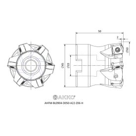 AHFM-BL0904-D050-A22-Z06-H Maró Fej